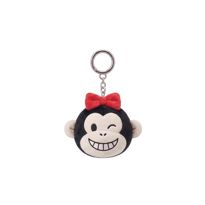 [Drama|دراما] (One) Spooky in Love (오싹한 연애) - Black Monkey Plush Keyring 10 x 6.8 cm (2026 Spooky in Love Pop-up Official MD) | سبوكي إن لوف - ميدالية مفاتيح دمية القرد الأسود ١٠ × ٦٫٨ سم (إم دي رسمي من بوب أب سبوكي إن لوف ٢٠٢٦)