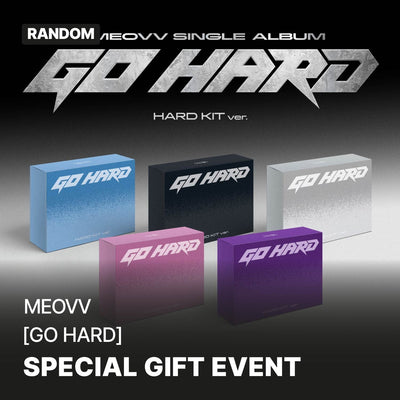 [MEOVV|ميياو] {Kpop} (One) MEOVV - Single Album [GO HARD] (HARD KIT Ver., Random 1 of 5) Tin Case + Pocket Keyring | ميياو - الألبوم الفردي [غو هارد] (نسخة هارد كيت، عشوائية من 5)