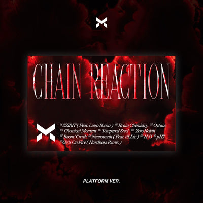 [X:IN|إكسين] {Kpop} (One) X:IN - The 1st Studio Album [Chain Reaction] (Platform Ver.) QR Card + Sticker + Official & Selfie Photocards | إكسين - الألبوم الاستوديو الأول [تشين ريأكشن] (نسخة المنصة)
