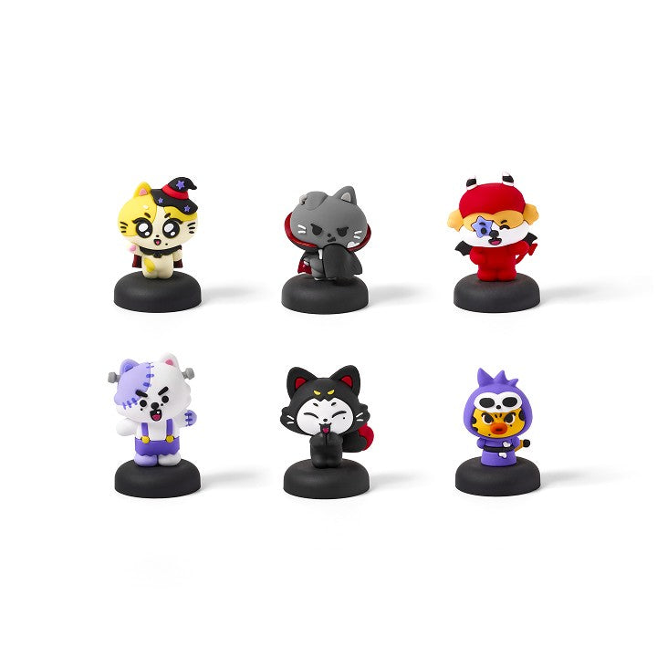 [ENHYPEN|انهايبن] (One) ENHYPEN - SPOOKY ENCHIN PVC Figure, about 4.3 cm, 6 Characters (SPOOKY ENCHIN) | انهايبن - مجسم PVC من SPOOKY ENCHIN، نحو ٤٫٣ سم، ٦ شخصيات (مجموعة SPOOKY ENCHIN)
