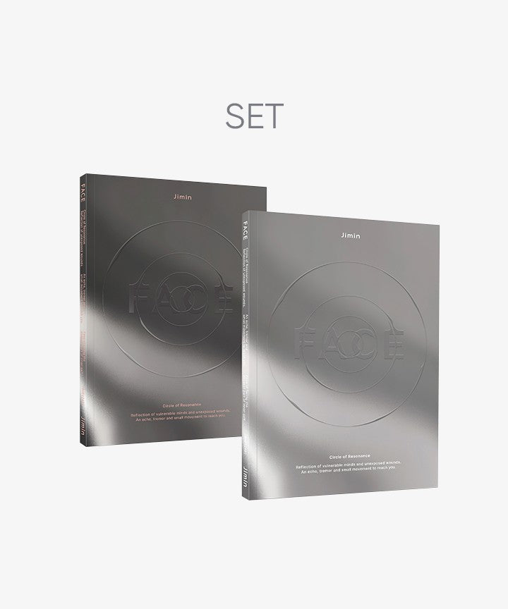 [BTS|بانتقان] (Set) BTS JIMIN - The 1st Solo Album [FACE] Set of 2 Versions (Invisible Face Ver. + Undefinable Face Ver.) | بي تي اس جيمين - الألبوم الفردي الأول [فيس] طقم من نسختين (إنفيزيبل فيس + أندفاينابل فيس)