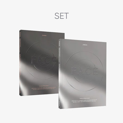 [BTS|بانتقان] (Set) BTS JIMIN - The 1st Solo Album [FACE] Set of 2 Versions (Invisible Face Ver. + Undefinable Face Ver.) | بي تي اس جيمين - الألبوم الفردي الأول [فيس] طقم من نسختين (إنفيزيبل فيس + أندفاينابل فيس)