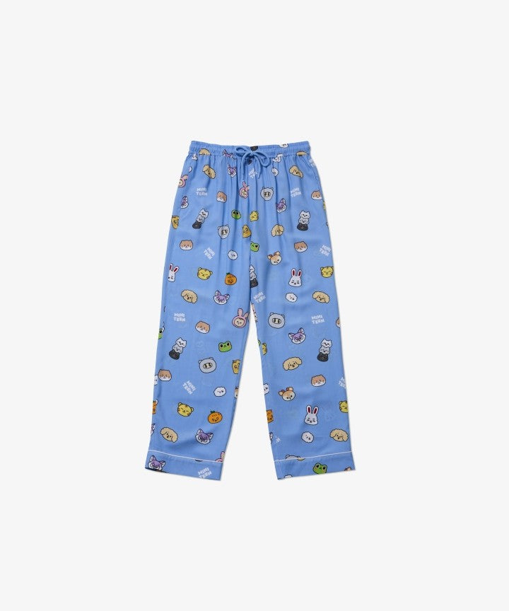 [Seventeen|سفنتين] (One) SEVENTEEN - MINITEEN Pajama Pants Free Size (Outseam 98.5 / Waist 38 / Thigh 34.5 cm) | سفنتين - بنطال بيجاما مينيتين مقاس حر
