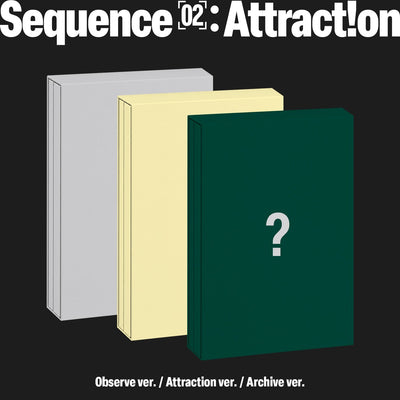 [AND2BLE|آند تو بل] {Kpop} (Set) AND2BLE - The 2nd Mini Album [Sequence 02: Attraction] (Observe + Attraction + Archive Ver., Set of 3) | آند تو بل - الألبوم المصغّر الثاني [Sequence 02: Attraction] (طقم من 3 نسخ)