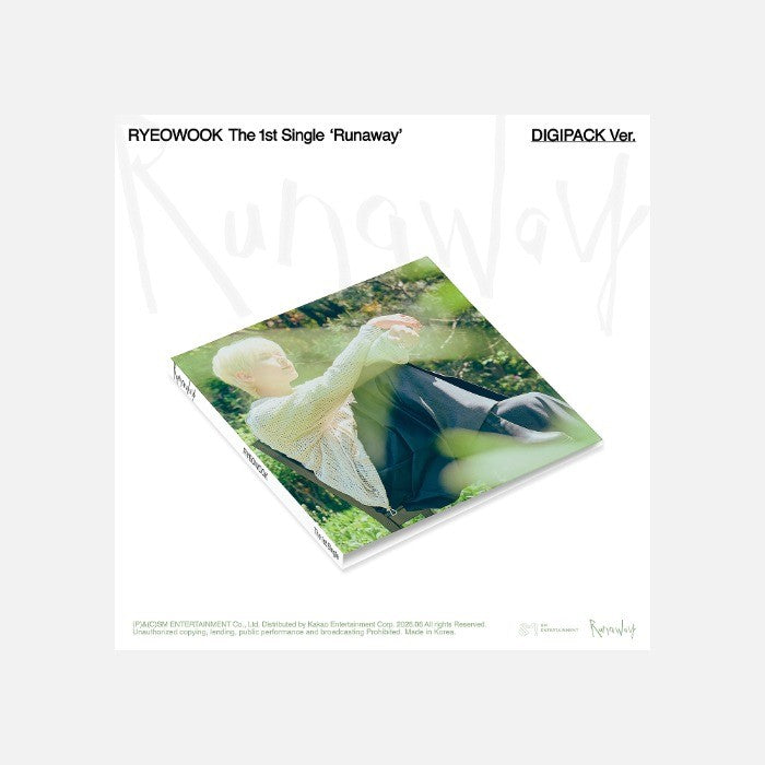 [Super Junior|سوبر جونير] (One) RYEOWOOK - The 1st Single Album [Runaway] (Digipack Ver.) | ريووك - ألبوم السينغل الأول [رن أواي] (نسخة ديجيباك)