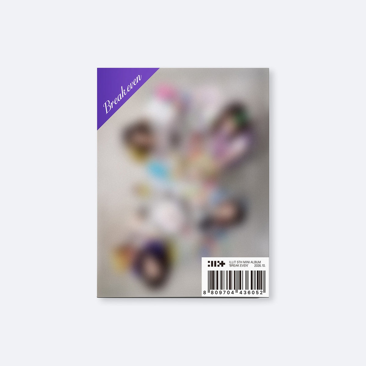 [ILLIT|ايليت] {Kpop} (One) ILLIT - 5th Mini Album [BREAK EVEN] (Weverse Albums Ver., Platform Album) 90 x 120 mm | ايليت - الألبوم المصغر الخامس [BREAK EVEN] (نسخة Weverse Albums، ألبوم منصّة)