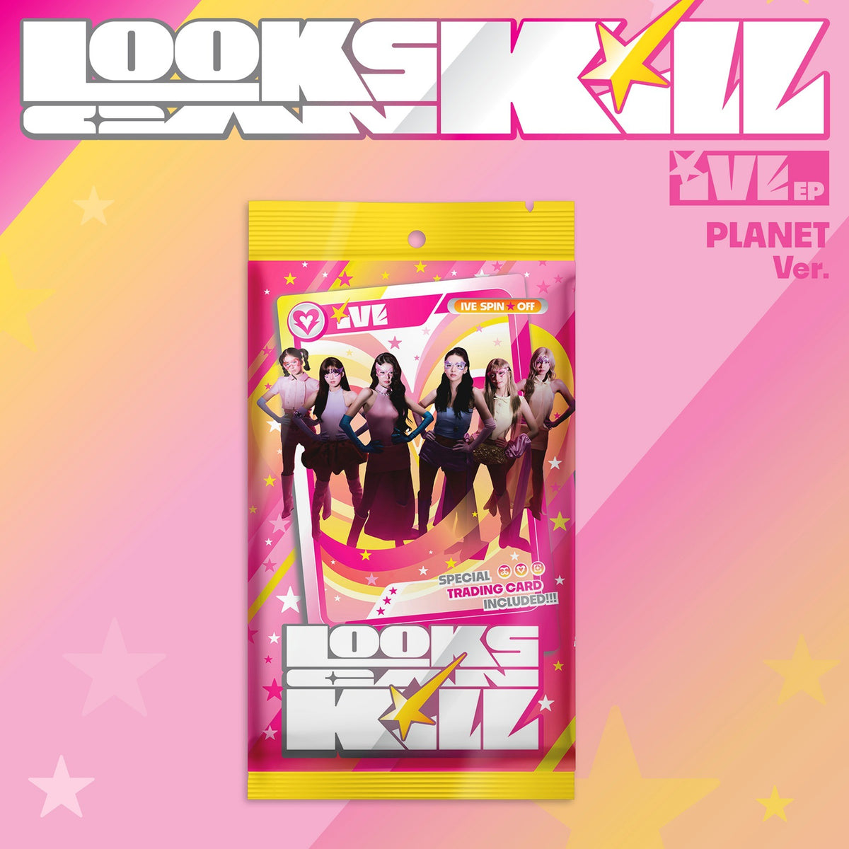 [IVE|آيف] {Kpop} (One) IVE - EP [Looks Can Kill] (PLANET Ver., QR Album) | آيف - ألبوم [لوكس كان كيل] (نسخة بلانيت، ألبوم QR)