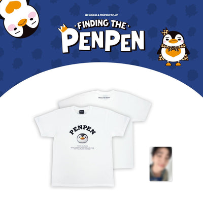 [LEE JUNHO|لي جون هو] {Kpop} (One) LEE JUNHO - PenPen T-Shirt (Free Size) (LEE JUNHO & PENPEN POP-UP [FINDING THE PENPEN]) | لي جون هو - تي شيرت بينبين (مقاس حر) (متجر لي جون هو وبينبين المؤقت [فايندينغ ذا بينبين])