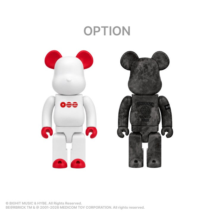 [BTS|بانتقان] (One) BTS - BE@RBRICK 400% Figure 28 x 13 cm (Member Ver.) | بي تي اس - مجسم بيربريك 400% ٢٨ × ١٣ سم (نسخة الأعضاء)