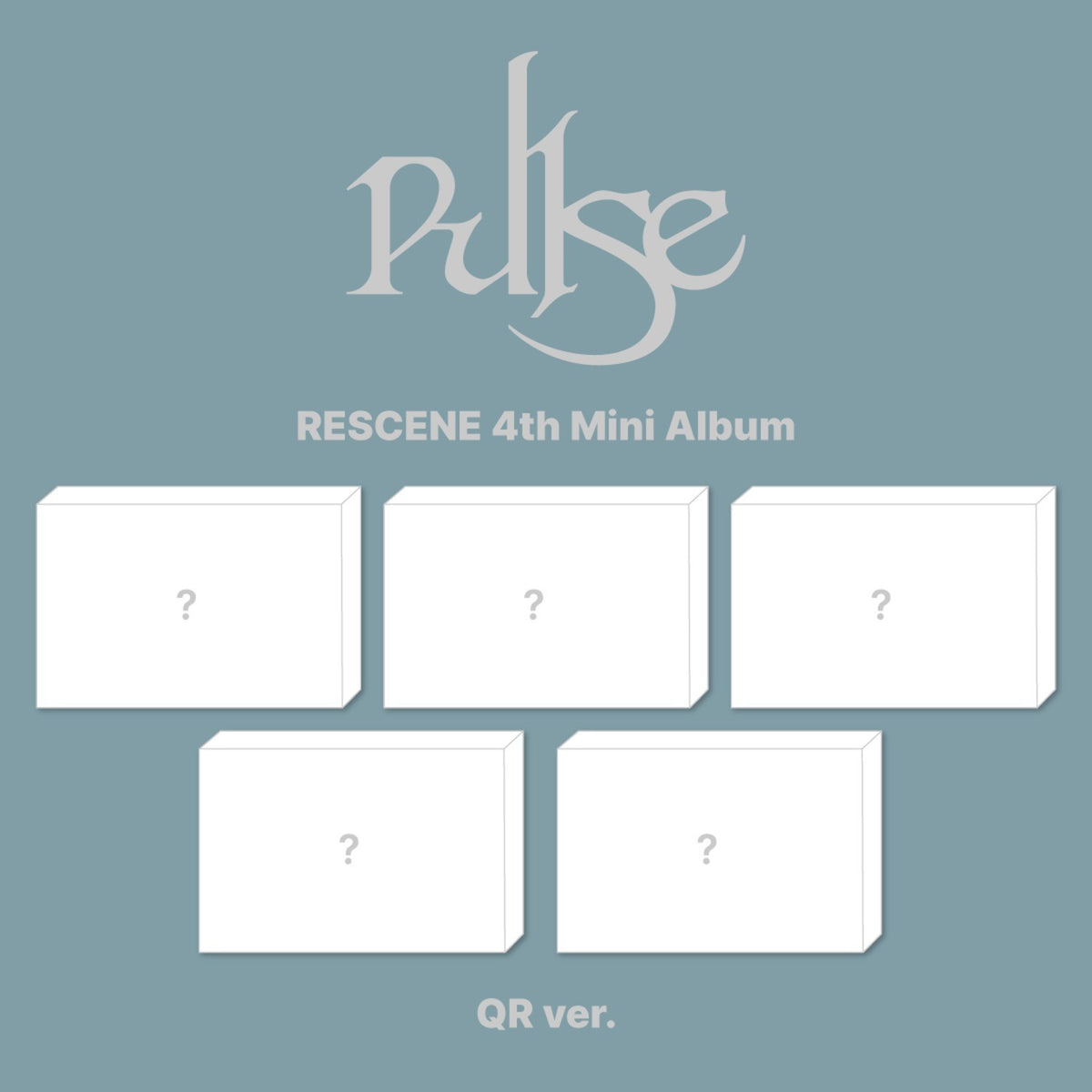 [RESCENE|ريسين] {Kpop} (One) RESCENE - The 4th Mini Album [PULSE] (QR Ver.) Random 1 of 5 Members | ريسين - الألبوم المصغر الرابع [بالس] (نسخة QR) عشوائية من 5
