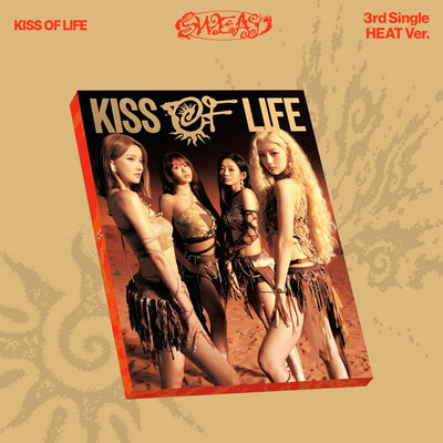 [KISS OF LIFE|كيس أوف لايف] {Kpop} (One) KISS OF LIFE - 3rd Single Album [SWEAT] (HEAT Ver.) 12 x 16 x 1 cm | كيس أوف لايف - الألبوم الفردي الثالث (نسخة HEAT)