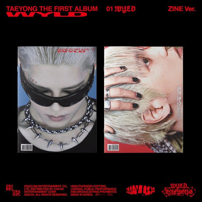 [NCT 127|ان سي تي 127] (One) TAEYONG - The 1st Album [WYLD] (Zine Ver.) 22 x 29.8 cm | تايونغ - الألبوم الأول [وايلد] (نسخة الزين) ٢٢ × ٢٩٫٨ سم