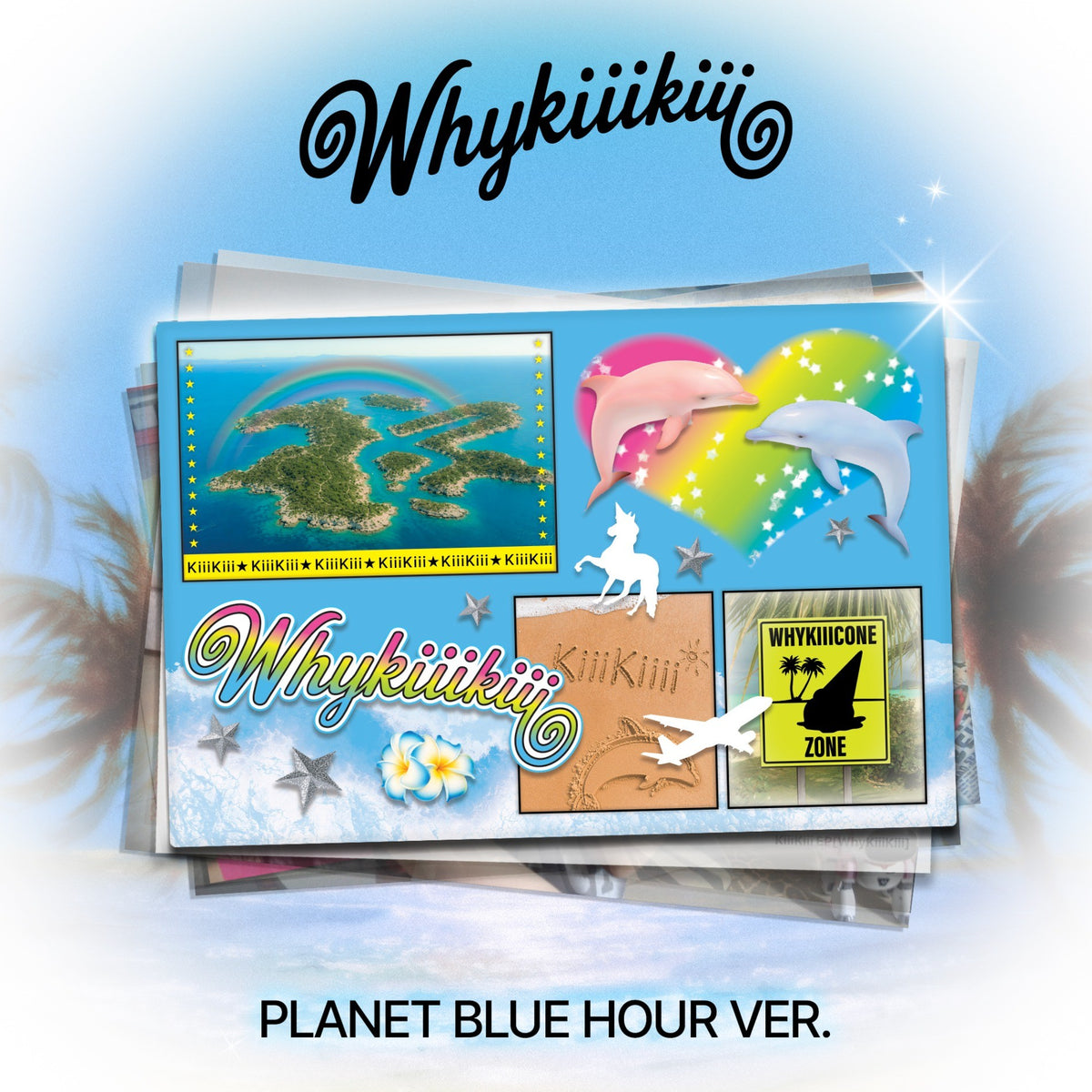 [KiiiKiii|كي كي كي] {Kpop} (One) KiiiKiii - EP [WhyKiiiKiii] (PLANET - BLUE HOUR Ver., Limited) | كي كي كي - الألبوم القصير [واي كي كي كي] (نسخة بلانيت بلو أور، إصدار محدود)