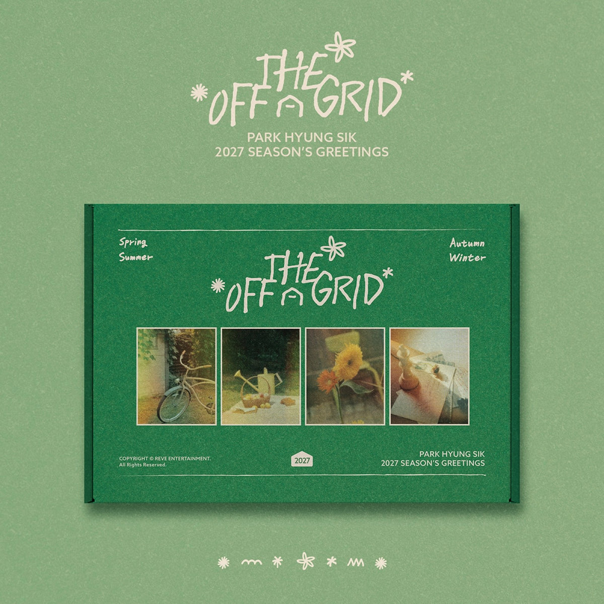 [Actor|ممثل] (Set) PARK HYUNG SIK - 2027 Season's Greetings [OFF THE GRID] | بارك هيونغ سيك - تهاني الموسم 2027 [أوف ذا غريد]