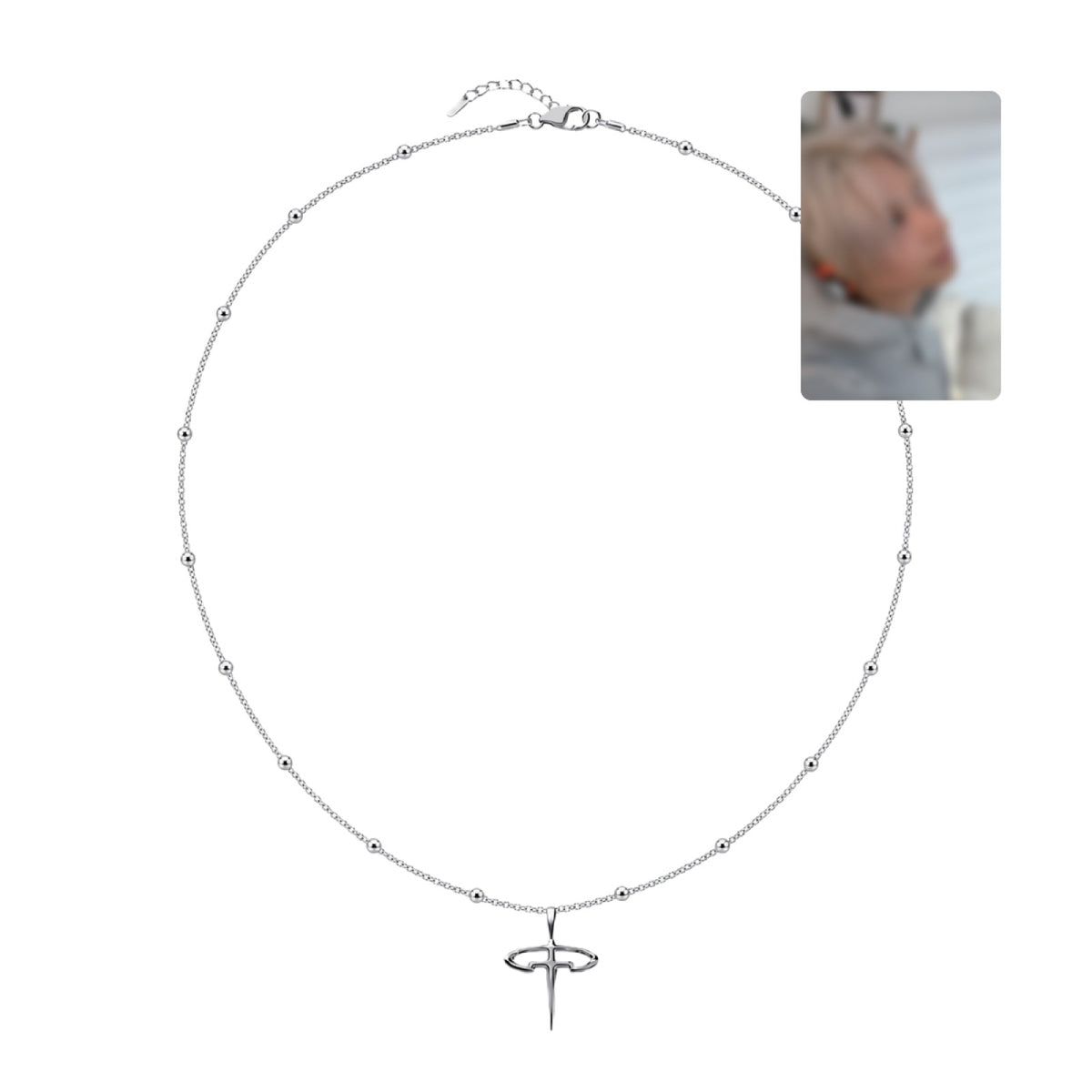 [TAEMIN|تايمين] {Kpop} (One) TAEMIN - Necklace (Charm 26 x 25 mm, Length 600 mm) (2026-27 TAEMIN WORLD TOUR [LiMiNaL] in SEOUL) | تايمين - قلادة (الدلاية 26 × 25 ملم، الطول 600 ملم) (جولة تايمين العالمية 2026-27 [LiMiNaL] في سيول)