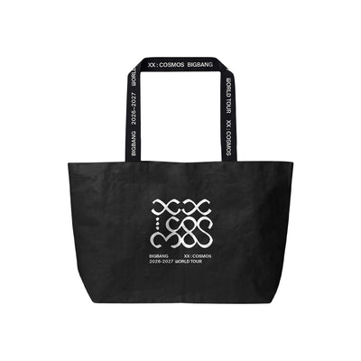 [BIGBANG|بيق بانق] {Kpop} (One) BIGBANG - Tour Reusable Bag (Large, Black) (2026-2027 World Tour [XX : COSMOS]) | بيق بانق - حقيبة الجولة القابلة لإعادة الاستخدام (كبيرة، أسود) (جولة العالم ٢٠٢٦-٢٠٢٧ [XX : COSMOS])