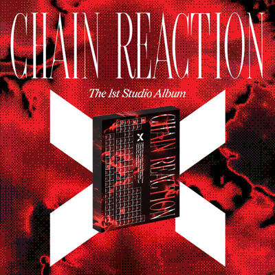 [X:IN|إكسين] {Kpop} (One) X:IN - The 1st Studio Album [Chain Reaction] (CD Ver.) 76p Photobook + Poster + Postcard + Photocards | إكسين - الألبوم الاستوديو الأول [تشين ريأكشن] (نسخة سي دي)