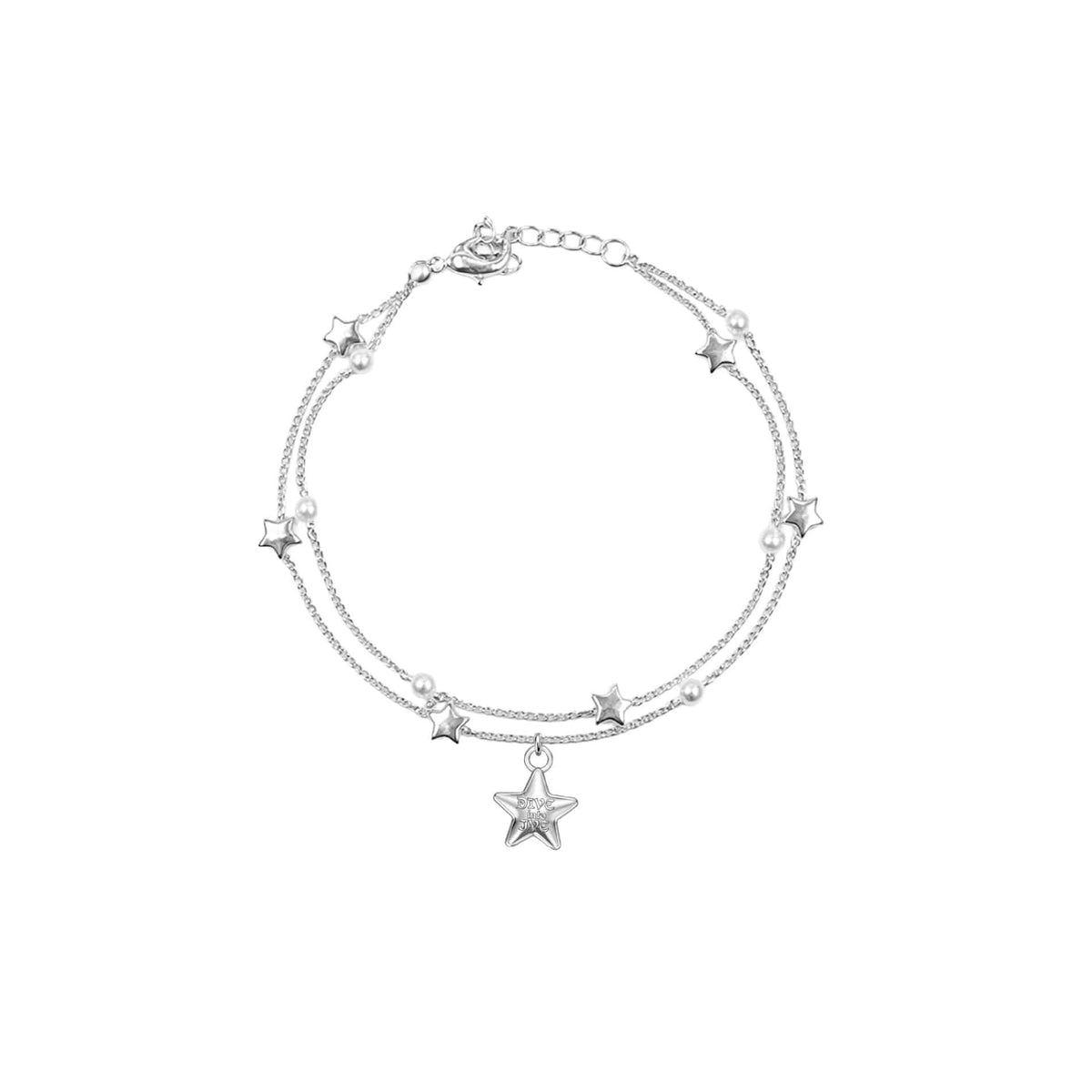 [IVE|آيف] {Kpop} (One) IVE - Bracelet, Nickel-Free Metal, 18 cm Chain (IVE THE 4TH FAN CONCERT [DIVE into IVE]) | آيف - إسورة من معدن خالٍ من النيكل بسلسلة 18 سم (حفل آيف الرابع [دايف إنتو آيف])