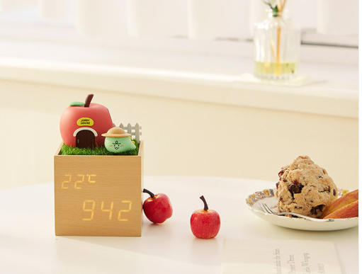 (ONE) KAKAO FRIENDS Jordi garden LED electronic clock