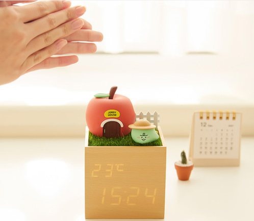 (ONE) KAKAO FRIENDS Jordi garden LED electronic clock