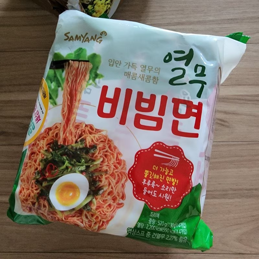 | (SET) Yeolmu mixed noodles 130g x 4 Pcs