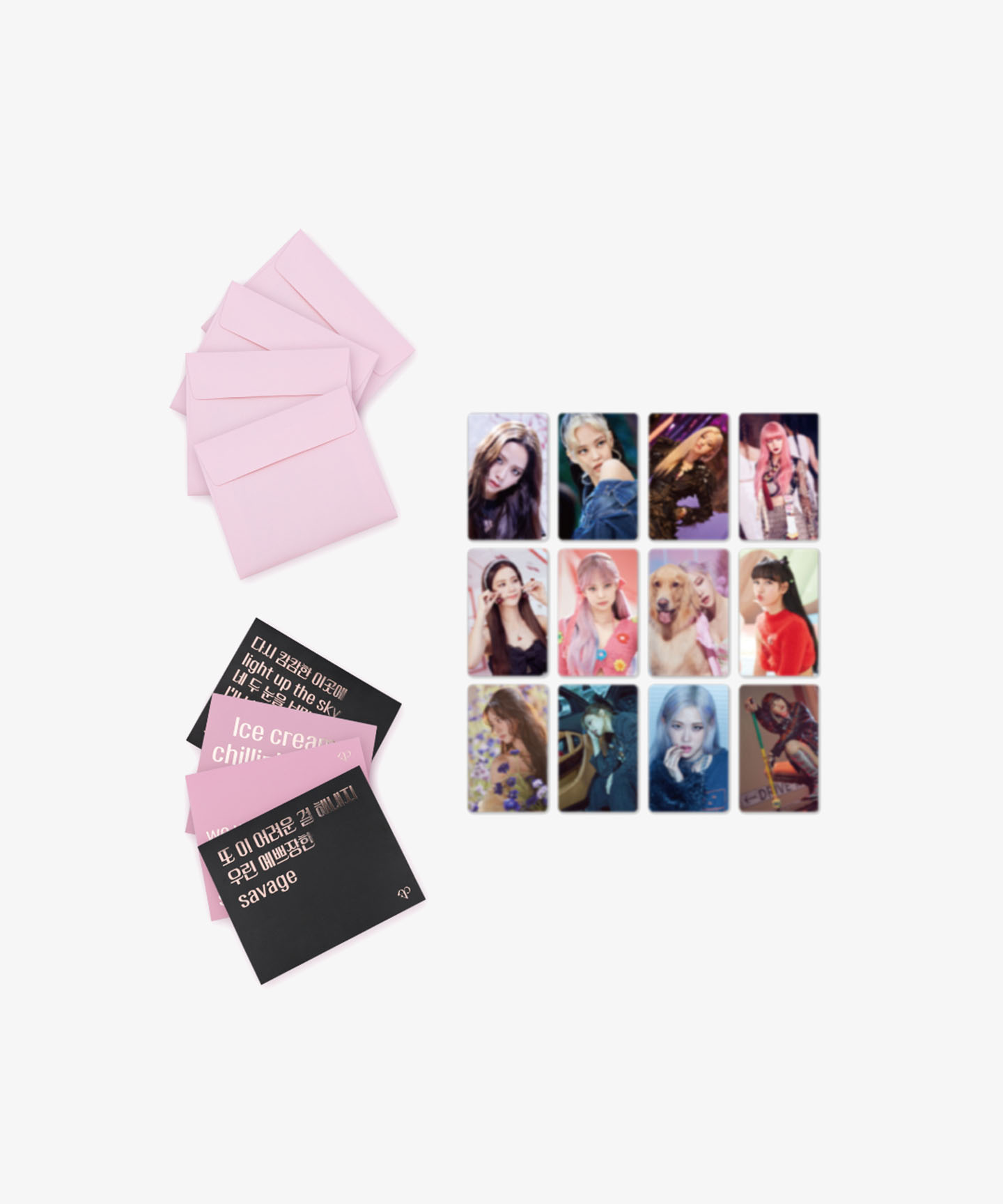 (SET) BLACKPINK  - [THESHOW] LYRICS CARDS + PHOTOCARDS SET