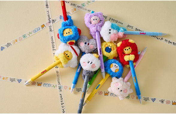 (ONE) TRUZ Line Friends Minini New Semester Doll Gel Pen