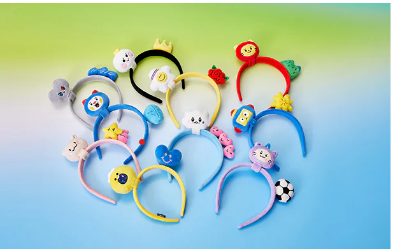 (ONE) RUZ Line Friends PODONG Artist Doll Hair Band