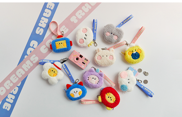 (ONE) TRUZ Line Friends PODONG Minini Face Doll Pouch