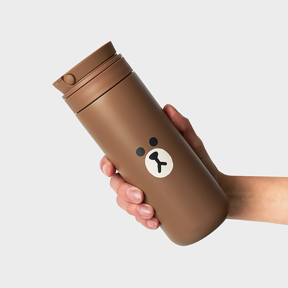 (ONE) Line Friends Brown Tumbler (475ml)