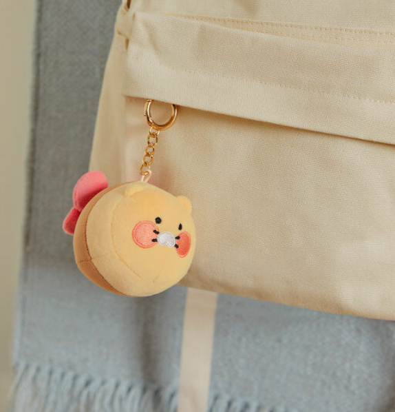 (ONE) KAKAO FRIENDS Ribbon Bread Keyring Doll_Chunsik