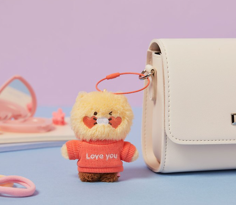 (ONE) KAKAO FRIENDS Love Love Postle Keyring Doll_Chunsik