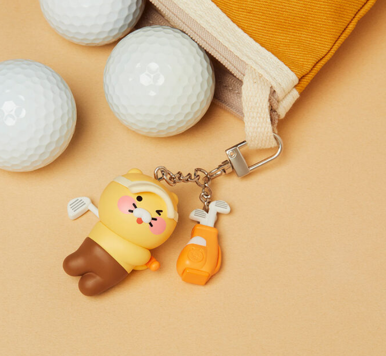 (ONE) KAKAO FRIENDS Sports figure key ring golf_Chunsik