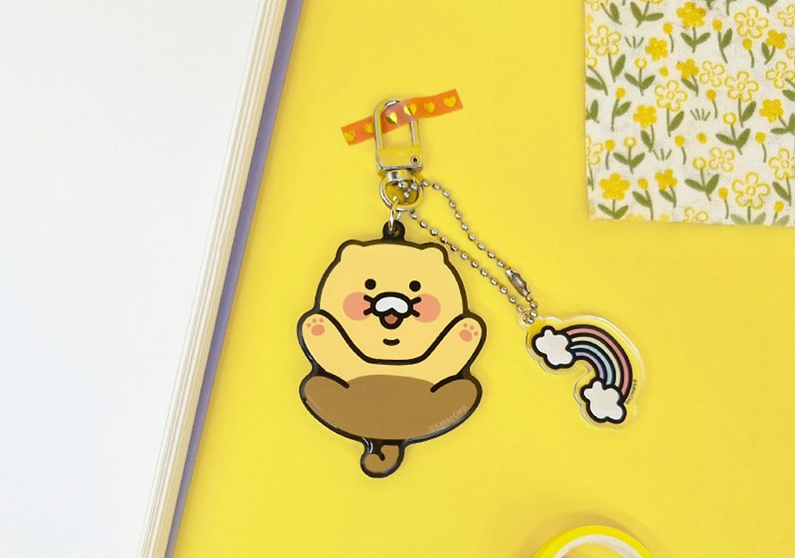 (ONE) KAKAO FRIENDS [Tag Grip] Touch Payment/Transportation Smart Keyring Hug Me Chunsik