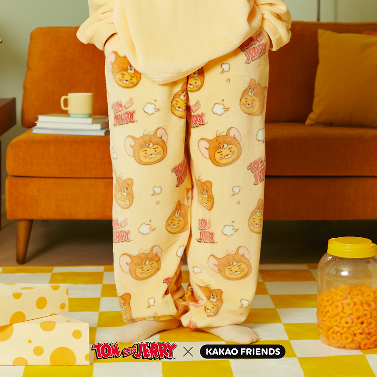 (ONE) Tom and Jerry X KAKAO Friends - Men's Pajamas Jerry Ryan