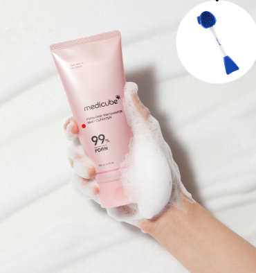 [Care|العناية] (ONE) Medicube Pink - Niacinamide Whip Cleanser | (واحدة) ميديكوب - صابون كولاجين وردي بالنياسيناميد للوجه