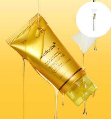 [Care|العناية] (ONE) Medicube Kojik - Acid Turmeric Night Wrapping Mask | (واحدة) ميديكوب - قناع لفّ الكركم الليلي بحمض الكوجيك