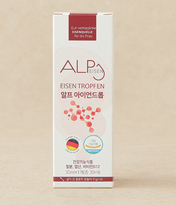 (ONE) Alf Nutrition Alf Iron Drop Triple Function German Premium Iron Supplement 30ml