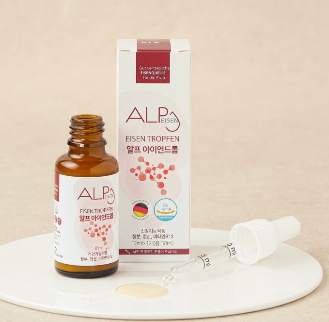 (ONE) Alf Nutrition Alf Iron Drop Triple Function German Premium Iron Supplement 30ml