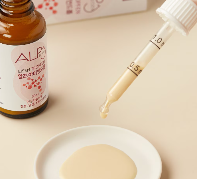 (ONE) Alf Nutrition Alf Iron Drop Triple Function German Premium Iron Supplement 30ml