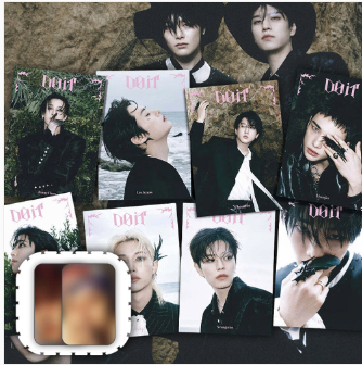 (ONE) Stray Kids - [Additional 8 special official photo cards + 8 photo cards] 8-piece straight kids set SKZ IT TAPE DO IT (ACCORDION VER)