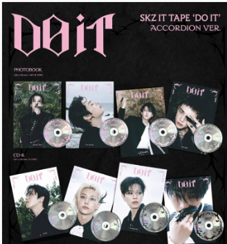 (ONE) Stray Kids - Random 1 SKZ IT TAPE DO IT (ACCORDION VER.) [Additional special official photo card given + 1 photo card