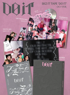 [Stray Kids|ستراي كيدز] (SET) Stray - Kids Stray Kids SKZ IT TAPE DO IT (DO VER.)(Limited edition) / Photo book + 2 types of photo cards + card mirror + lyric postcard set