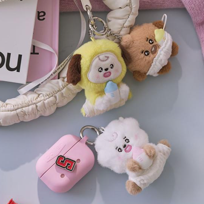 (ONE) BT21 - Baby Newborn Season 2 Sitting Doll Keyring