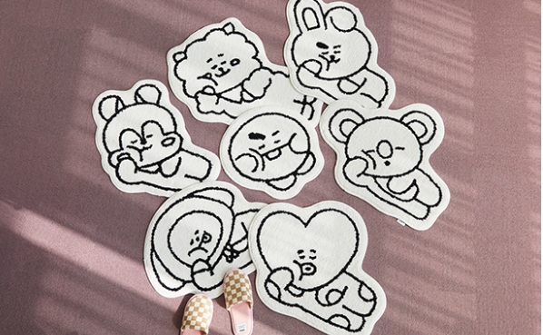 (ONE)  BT21 - Cozy Home Rug