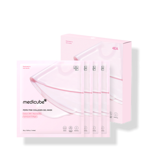 [Care|العناية] (Set) Medicube PDRN Pink Collagen Gel Mask (4 Sheets) | ميديكيوب ماسك جل الكولاجين الوردي PDRN (4 قطع)