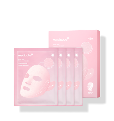 [Care|العناية] (Set) Medicube PDRN Pink Lift-Up Mask Set | ميديكيوب طقم ماسك PDRN الوردي المشدّ