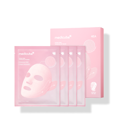 [Care|العناية] (Set) Medicube PDRN Pink Lift-Up Mask Set | ميديكيوب طقم ماسك PDRN الوردي المشدّ