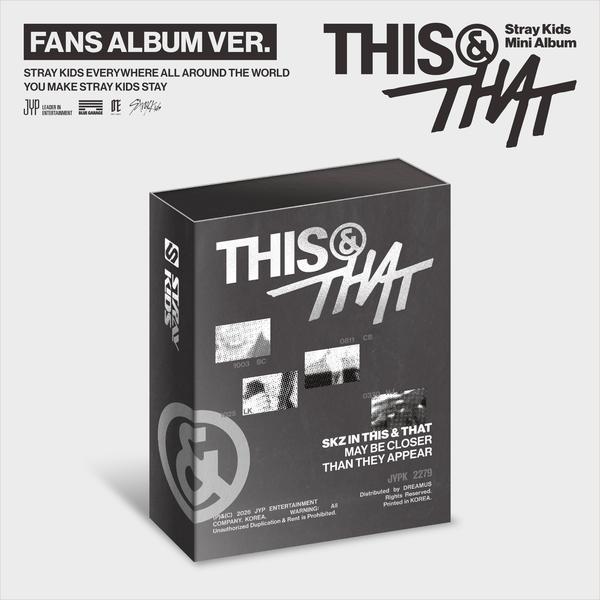 [Stray Kids|ستراي كيدز] (One) STRAY KIDS - THIS & THAT Mini Album (FANS ALBUM Ver.) | ستراي كيدز - ميني ألبوم ذيس آند ذات (نسخة FANS ALBUM)