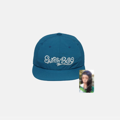 [Red Velvet|ريد فيلفيت] {Kpop} (One) RED VELVET - Surfer Cap Set (Cap + Photocard) (Velvet Summer) | ريد فيلفيت - طقم كاب سيرفر (قبعة + فوتوكارد) (فيلفيت سمر)